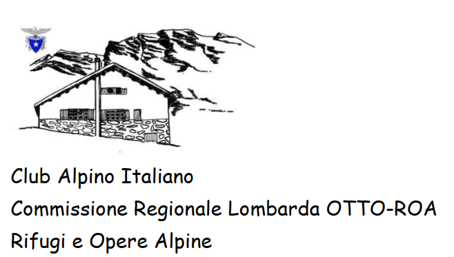 Logo ridotto - CAI Rifugi e Opere Alpine Lombardia
