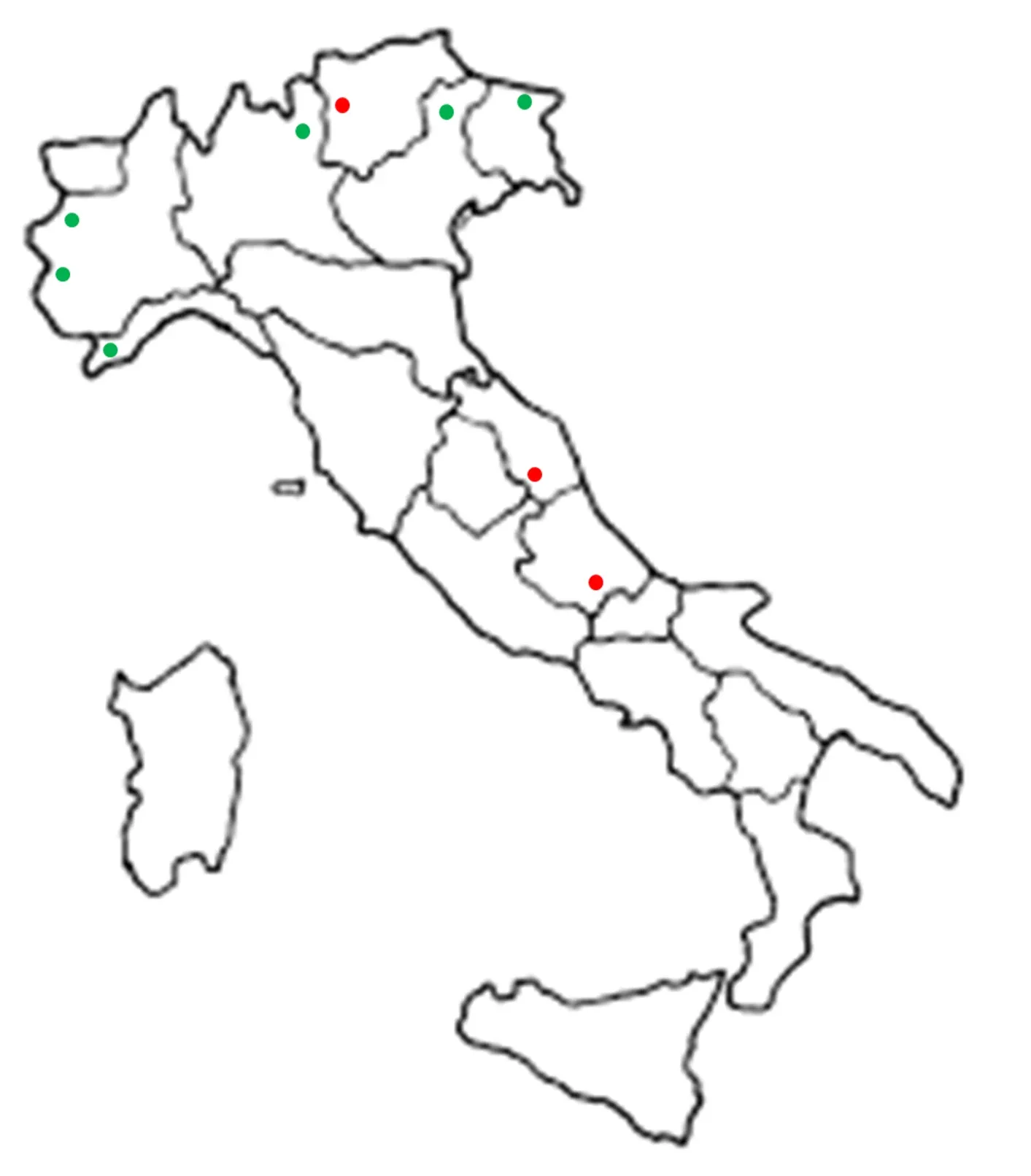 italia con localita - CAI Villaggi Montani